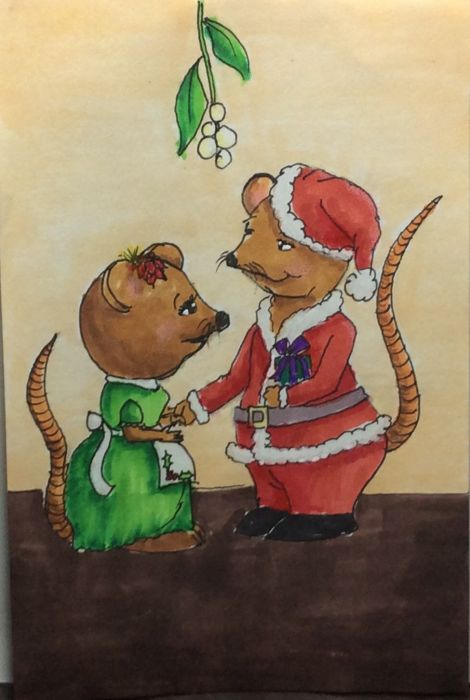 Christmas mice by Amy Sue Stirland